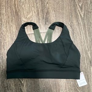 NWT lululemon free to be elevated bra size 10 color RNFG/GNTW